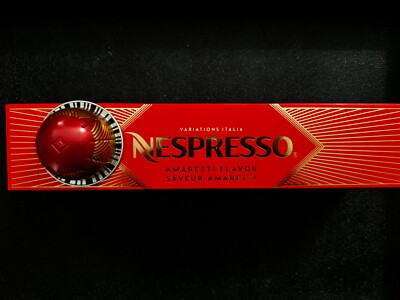 Nespresso Vertuo Limited Edition 2020 Italia Amaretti -1 Sleeve (Read)