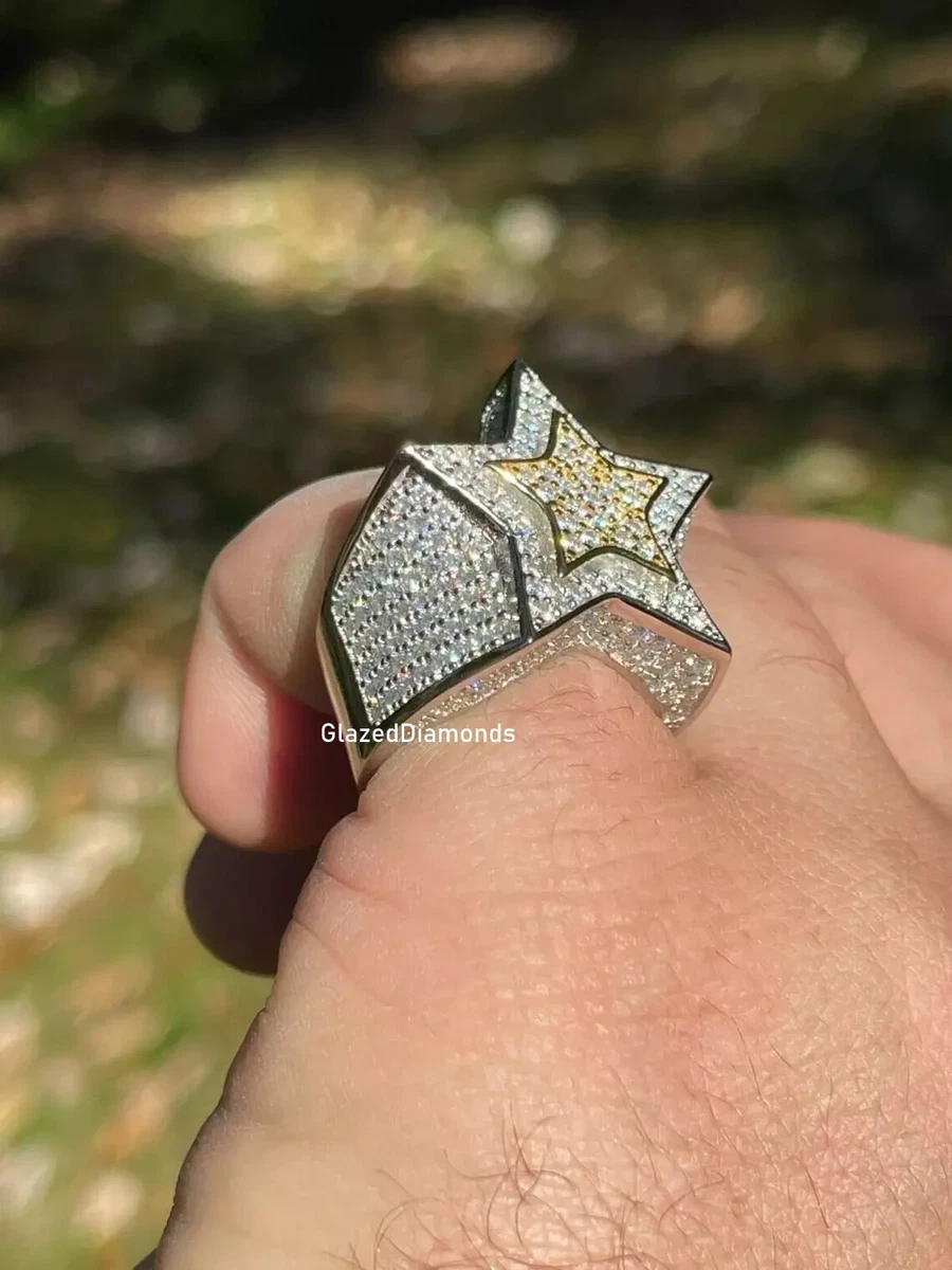 Star diamond sales ring mens