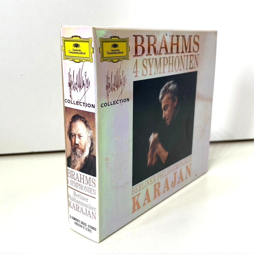 Brahms 4 Symphony CD Collection by Karajan & The Berlin Philharmonic Orchestra - Image 3 of 4