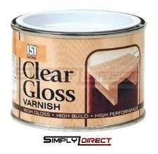  Clear, Grey, Oak Wood Varnish, Paint, Primer, Interior Exterior Coatings Gloss