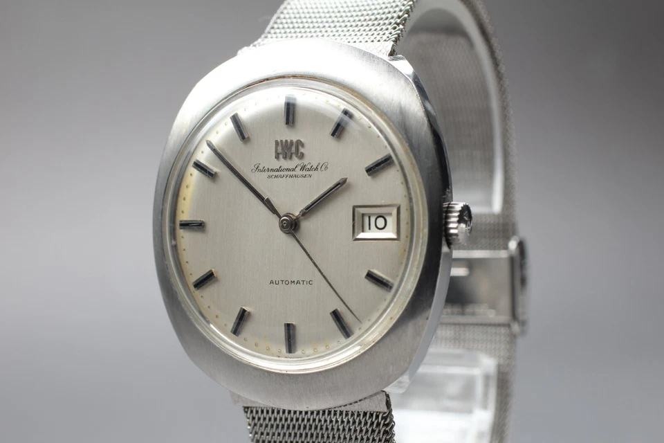 "Exc+5" Vintage IWC SCHAFFHAUSEN 35mm Datum Automatik Herrenuhr aus Japan 5585 - Bild 2 von 4