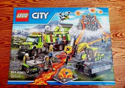 LEGO 60124 City Volcano Exploration Base New Sealed US Seller