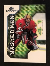2001-02 Upper Deck MVP Masked Men - #MM4 - Jocelyn Thibault - Chicago Blackhawks