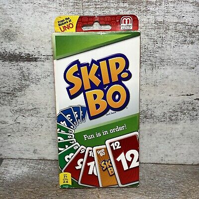 Skip-Bo Ultimate Sequencing Card Game For 2-6 Players Ages 7Y+