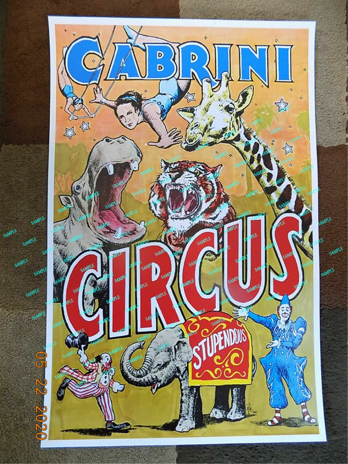 Big Top Pee Wee Circus Poster ( 11" x 17" ) Collector's poster Print