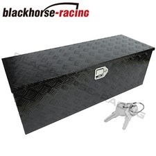 Aluminum Heavy Duty 44x15x15 Pickup Truck Bed Storage Tool Box W Lock Key