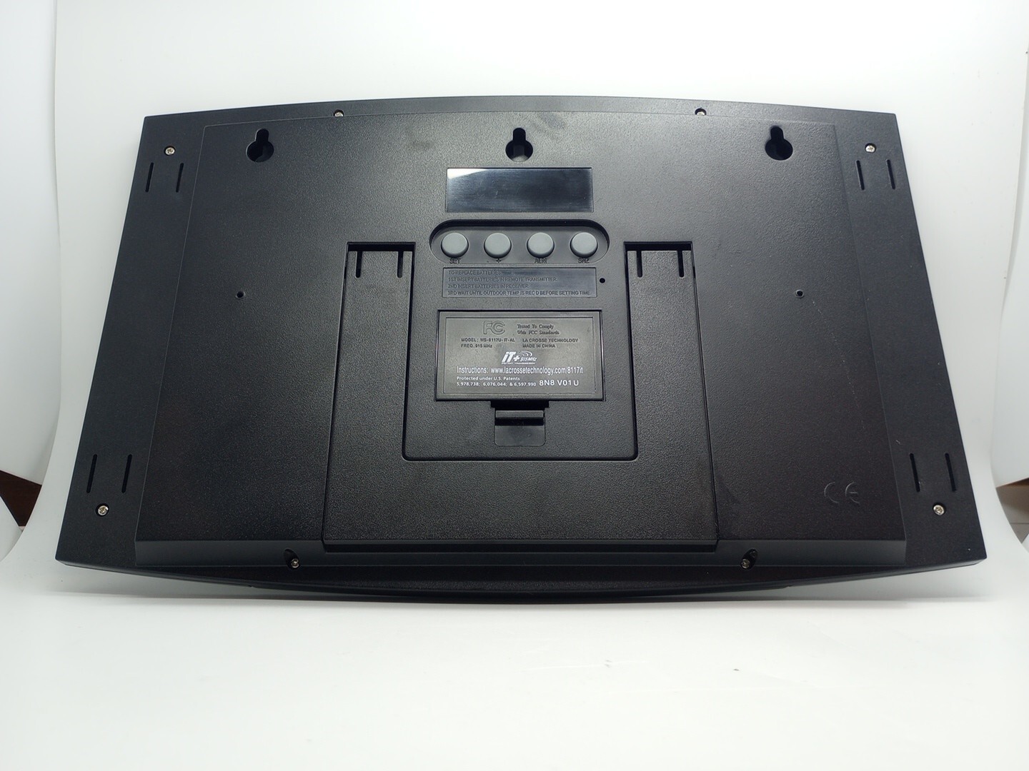 La Crosse Technology WS8117UITAL Atomic Wall Clock with Indoor