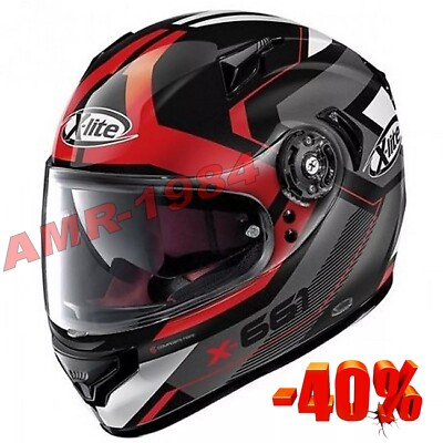 HELM NOLAN X-LITE X-661 MOTIVATOR N-COM COL. 46 Größe ''S'' GLOSSY BLACK