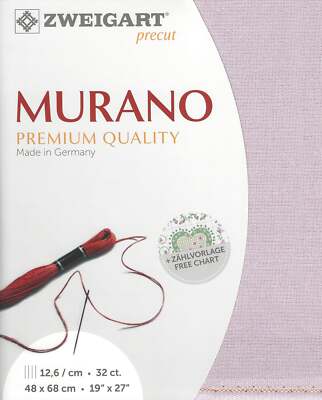 Zweigart Precut Murano 32 count Lilac 3984/558