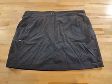 NWOT 32 Degrees Ladies' Tech Active Skort Elastic Waist XL Black