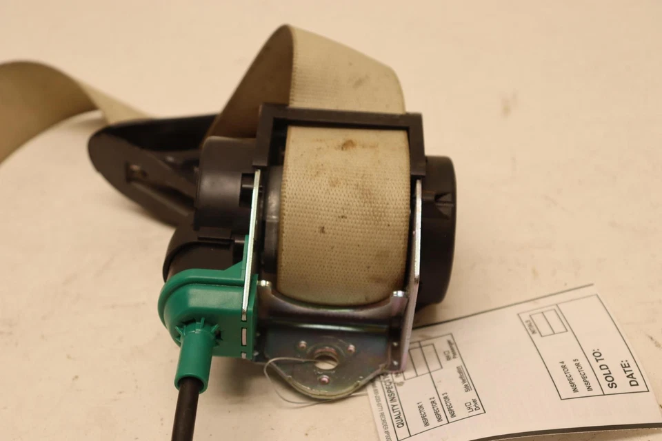 BMW 650I 2008-2010 CONVERTIBLE E63 CINTURÓN DE SEGURIDAD DELANTERO IZQUIERDO LADO DEL CONDUCTOR OEM Foto 4 de 4