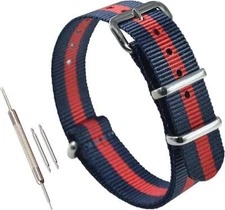MZBUTIQ Thin Nylon Watch Strap Band Replacement(10-24mm) - REPACKAGED