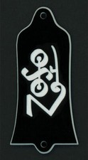 GUITAR TRUSS ROD COVER - Engraved Etched - Fits USA GIBSON - JIMMY PAGE ZOSO