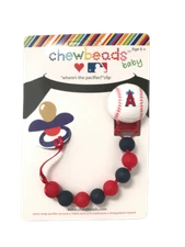 Pacifier Clip Holder Safe Angels Baseball Don't use as a teether