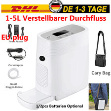 1-5L Tragbare Oxygen Konzentrator Sauerstoffkonzentrator Sauerstoffgerät EU 220V