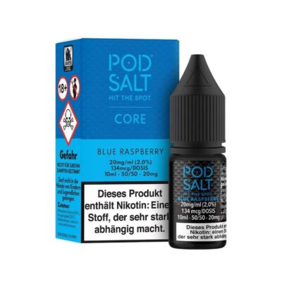 Liquid Core Blue Raspberry 20mg - Pod Salt
