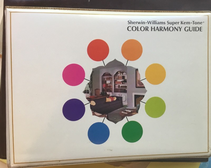 COLOR Harmony Guide Profession Book Vintage Sherwin Williams Super Kem-tone 1969