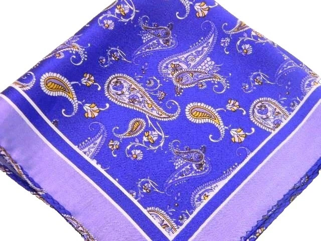 Bolsillo Con Estampado De Satén Pañuelos cuadrados para hombres