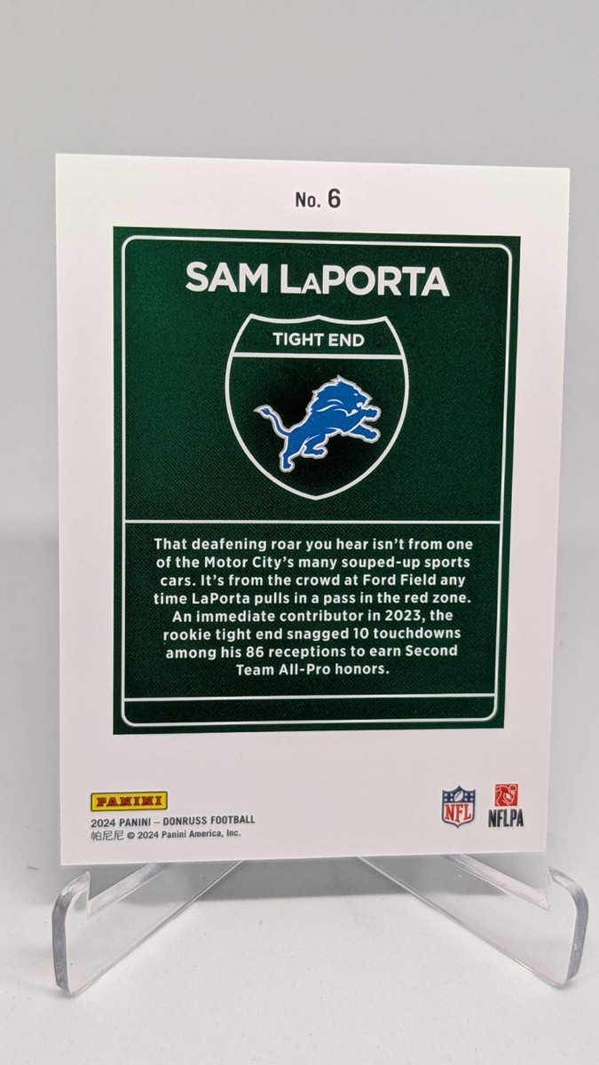 2024 Panini Donruss Downtown Sam LaPorta #6 Case Hit Standard Size
