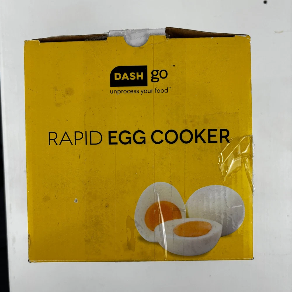 Dash Rapid Egg Cooker for Any Style Eggs with 6 Egg Capacity in White DEC005WH