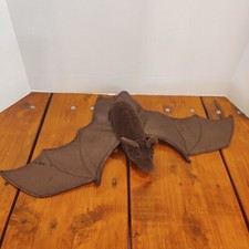 Brown Bat Plush Hand Puppet 24" Wing Span Wildlife Halloween