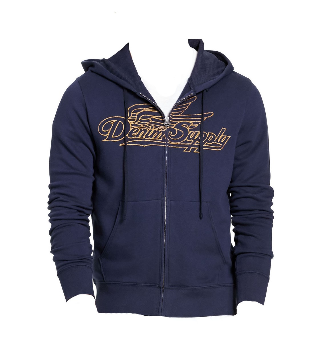 Polo Ralph Lauren Denim & Supply Mens Navy Zip Hoodie Sweater