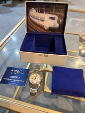 SEIKO Limited Edition N700 Nozomi 1th Silver Round Quartz SS Men's Watch #4