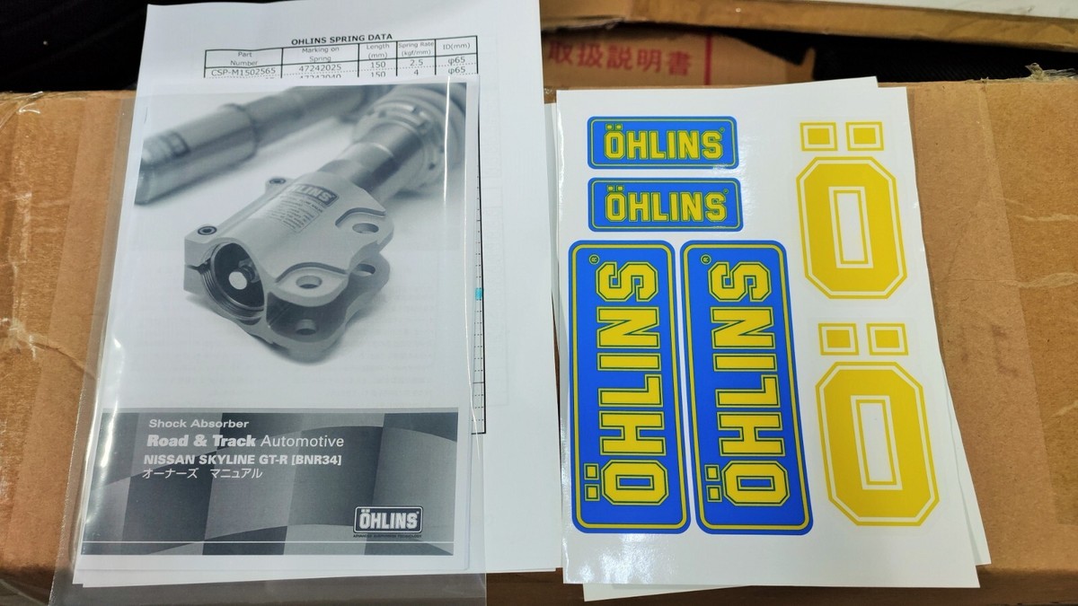 NEW JDM Ohlins DFV Coilovers w Rubber Top Mounts FOR Nissan NEW JDM Ohlins DFV Coilovers w Rubber Top Mounts FOR Nissan