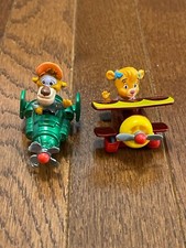 Disney Talespin Lot of 2 Vtg Bears In Planes Die Cast/Plastic 1990 McDonalds