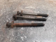 80-97 FORD OBS F150 BRONCO F250 F350 STEERING GEARBOX BOLTS SET OF 3 OEM!