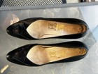 Salvatore Ferragamo Women's Black Leather 2”  Pumps Sz 10B #DL06798 — photo 2