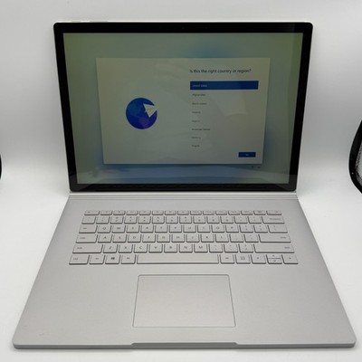 Microsoft Surface Book 2 15'' i7-8650U GTX 1060 16GB 512GB SSD Win11 Pro Touch