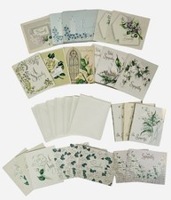 Vintage Sympathy Cards Lot Of 22 With Envelopes Floral Greetings With Box