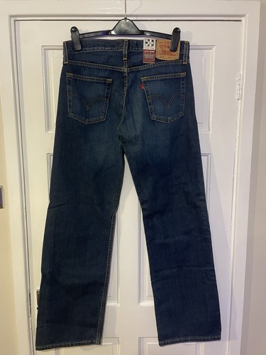 Levi’s 529 Low Rise Straight Blue Jeans W31 L32 - Picture 1 of 4