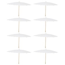 8PCS Parasol Wedding Umbrella Party Favor 40cm Bamboo Umbrellas for Bridal1402