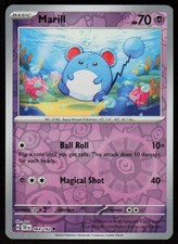 Marill 064/162 Common Temporal Forces Pokemon Reverse Holo Near Mint