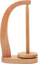 Yarn Holder for Crocheting, Beech Yarn Spinner: Effortless Rotation Achieved ...