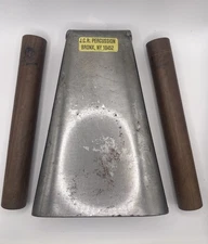 Vintage  J.C.R. PERCUSSION BONGO BELL BRONX, NY 10452