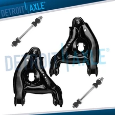 Front Lower Control Arms w/Ball Joints Sway Bar Links for 1994-2004 Ford Mustang