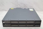2 LOT - Cisco WS-C3650-48FS-E 48-Port Gigabit PoE+ Network Switch w/ 1025W PSU