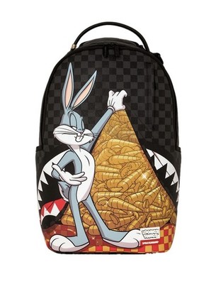 Sprayground Bugs Bunny Money Carrot Stack Backpack New Black Bookbag School Bag