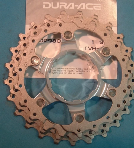 Shimano Dura Ace CS-7700 9-Spd Ti Road Cassette Cogs NEW/NOS-21/23/25T- NIB+