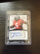 2022 SAGE Taron Vincent Autograph Ohio State Buckeyes