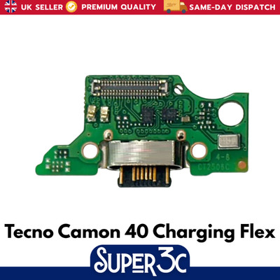 Für Tecno Camon 40 Ersatz Ladebuchse Dock Connector Flex - UK Verkäufer