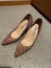 Limited Jimmy Choo Leopard Print Heels Size EU35/US5 Chic Designer Footwear Auth