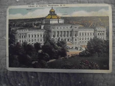 The Library of Congress (LOC) Washington D.C. Postcard..PM 1920