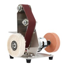 Mini Belt Sander Tabletop Electric Bench Grinder Sanding Machine Stainless Steel