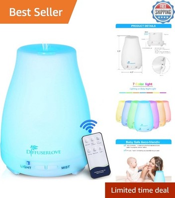 Portable 200ML Aromatherapy Humidifier with Whisper Quiet Operation & Remote