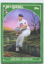 Javier Assad 2023 Topps x Bob Ross The Joy #16 Sap Green Canvas #/75