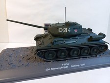 1/43, char Russe T34/85 Kaki, 55e Brigade, Germany 1945, WW2, Neuf (93)